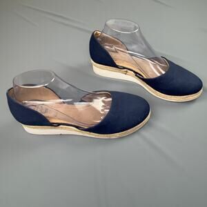 LifeStride Cassidy Navy Espadrille Flats | Size 9.5 | Soft System Comfort